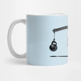 Cartoon Lkw Truck with Crane Mug